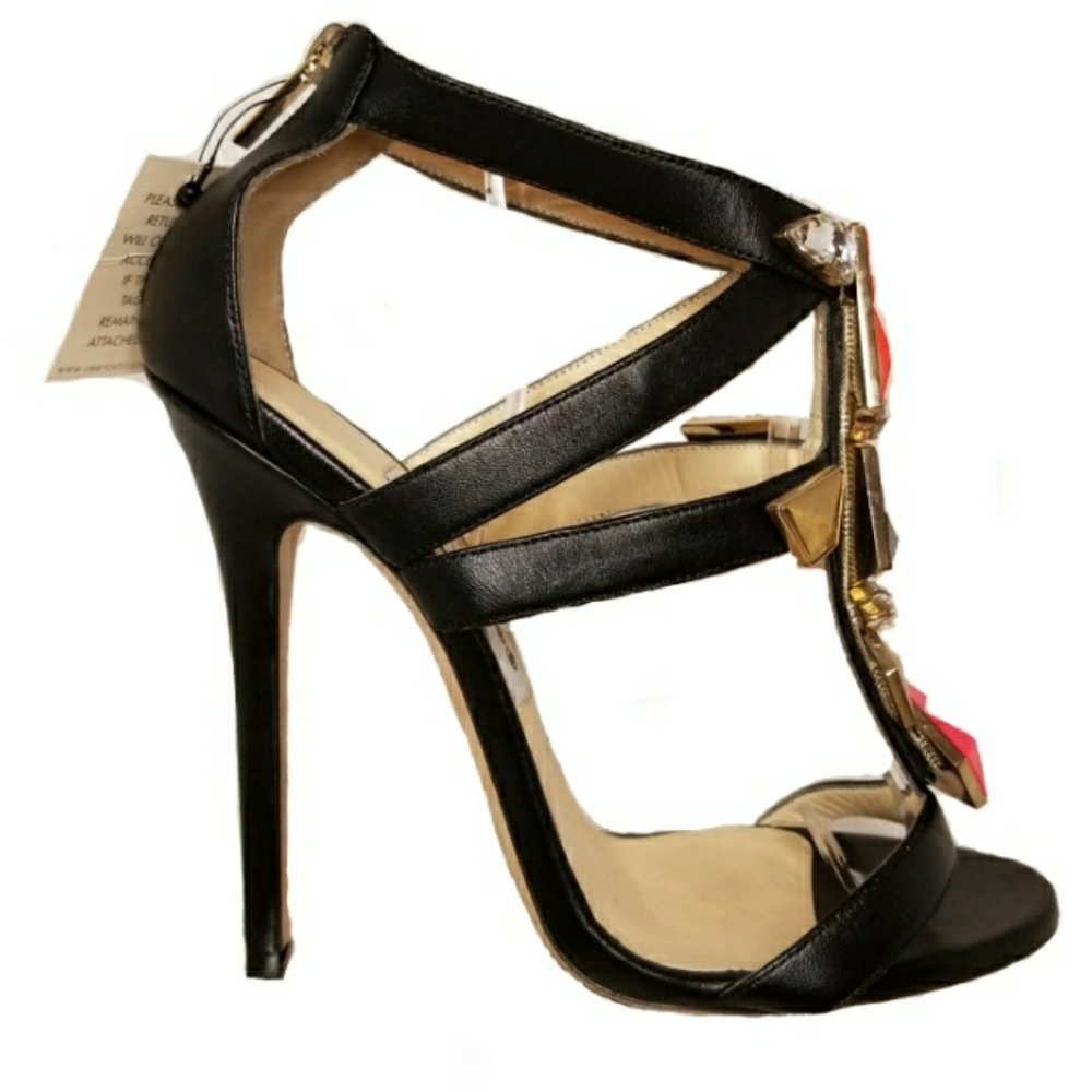 Jimmy Choo Embellished Sandal Pumps